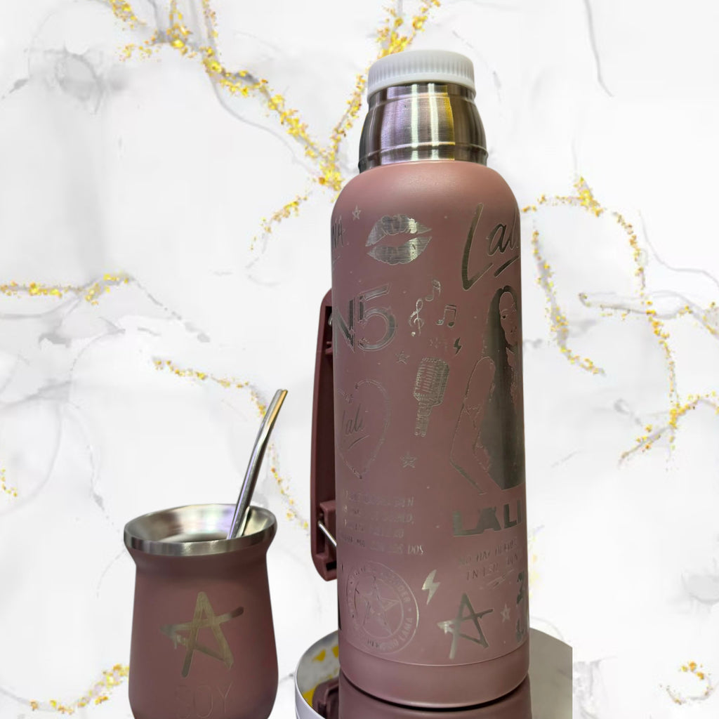 Set Termo + Mate / Lali / Bombilla de regalo