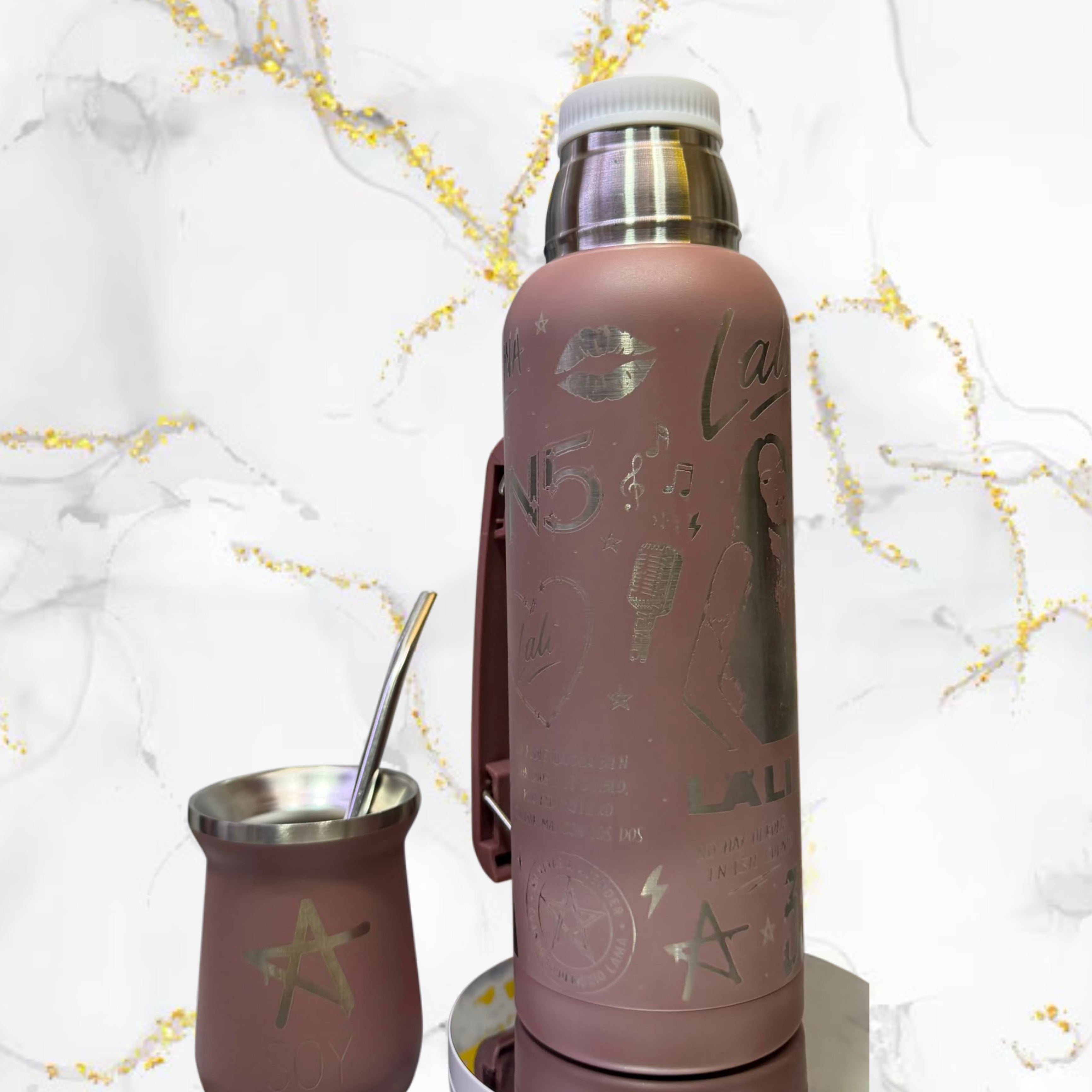 Set Termo + Mate / Lali / Bombilla de regalo