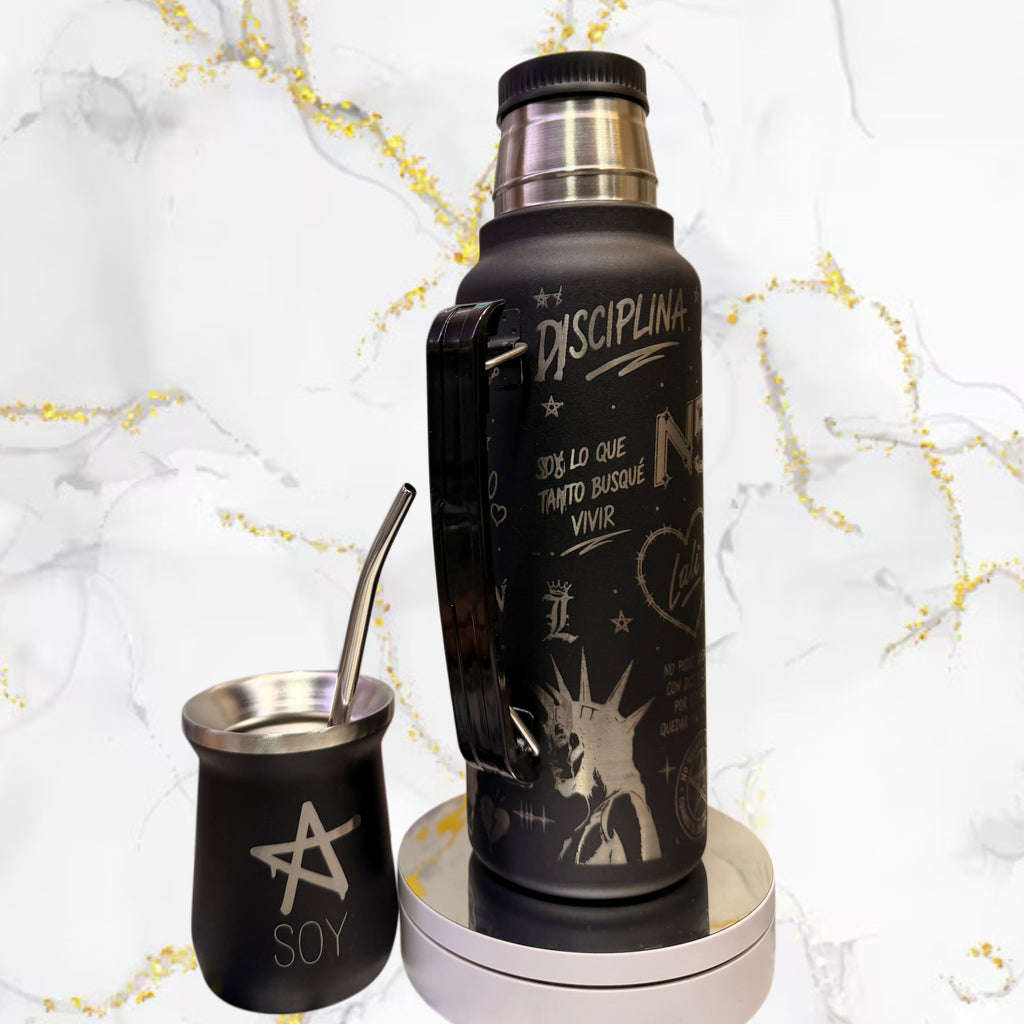 Set Termo + Mate / Lali / Bombilla de regalo