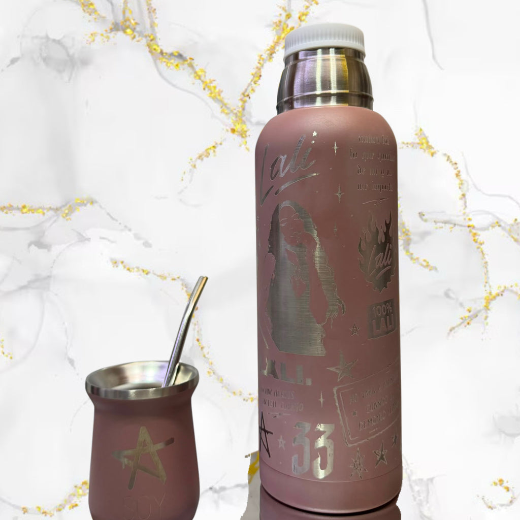 Set Termo + Mate / Lali / Bombilla de regalo