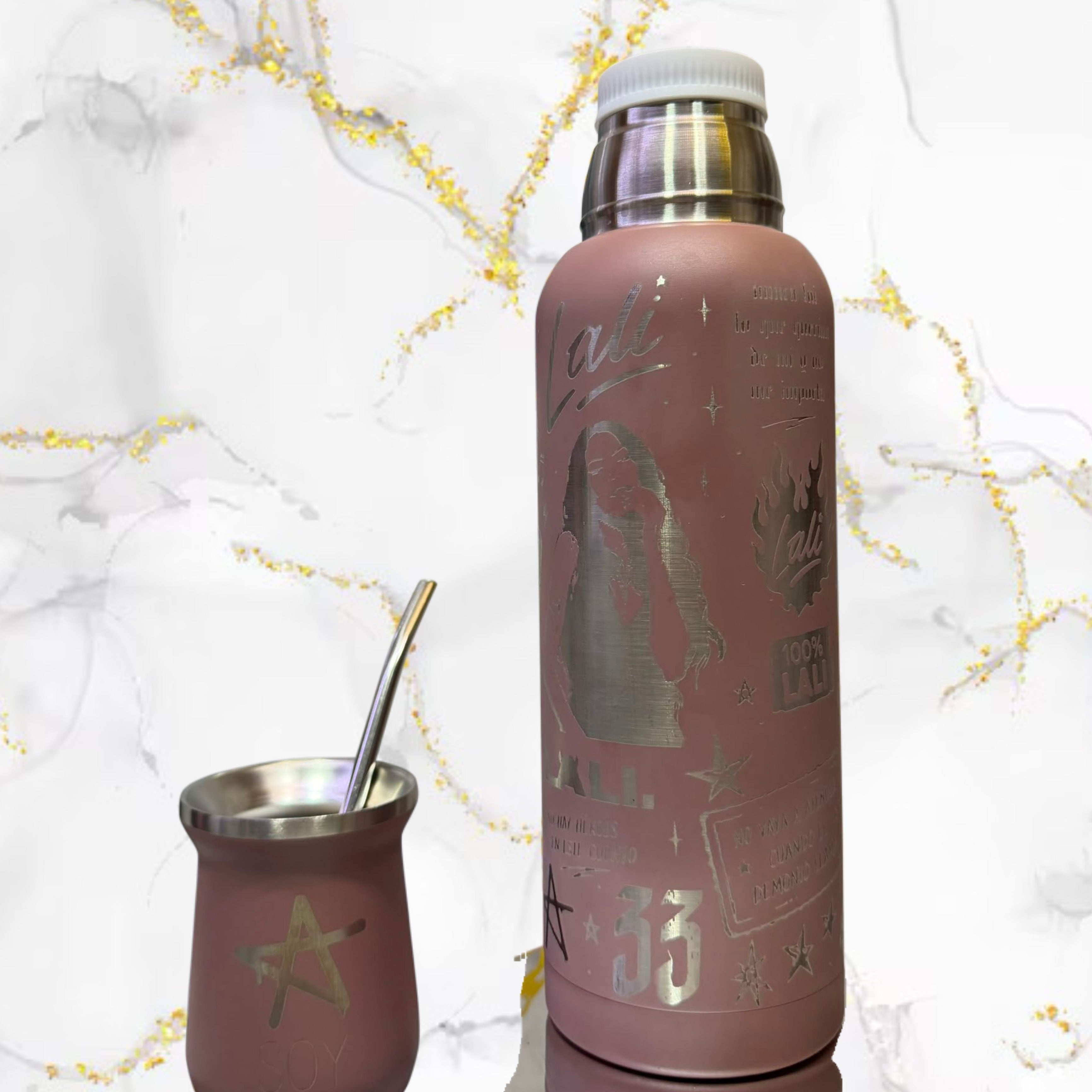 Set Termo + Mate / Lali / Bombilla de regalo