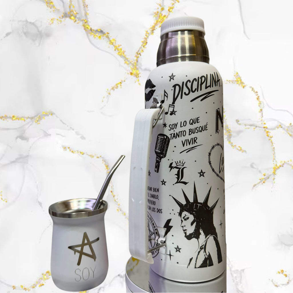 Set Termo + Mate / Lali / Bombilla de regalo