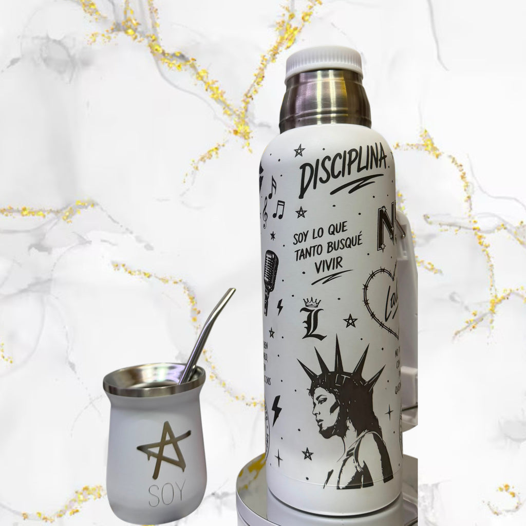 Set Termo + Mate / Lali / Bombilla de regalo
