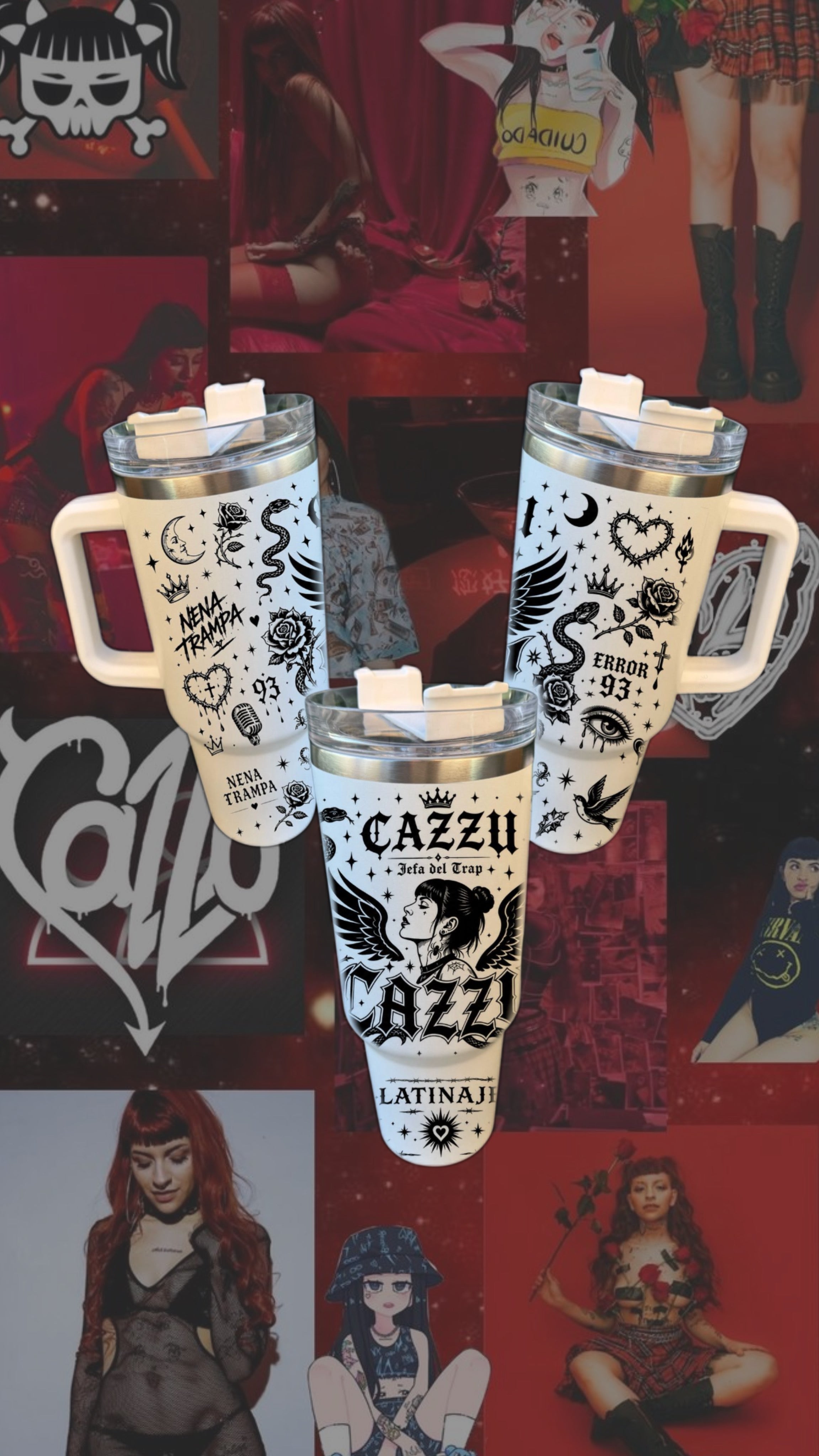 Vaso Trendy / Cazzu / 1.2L