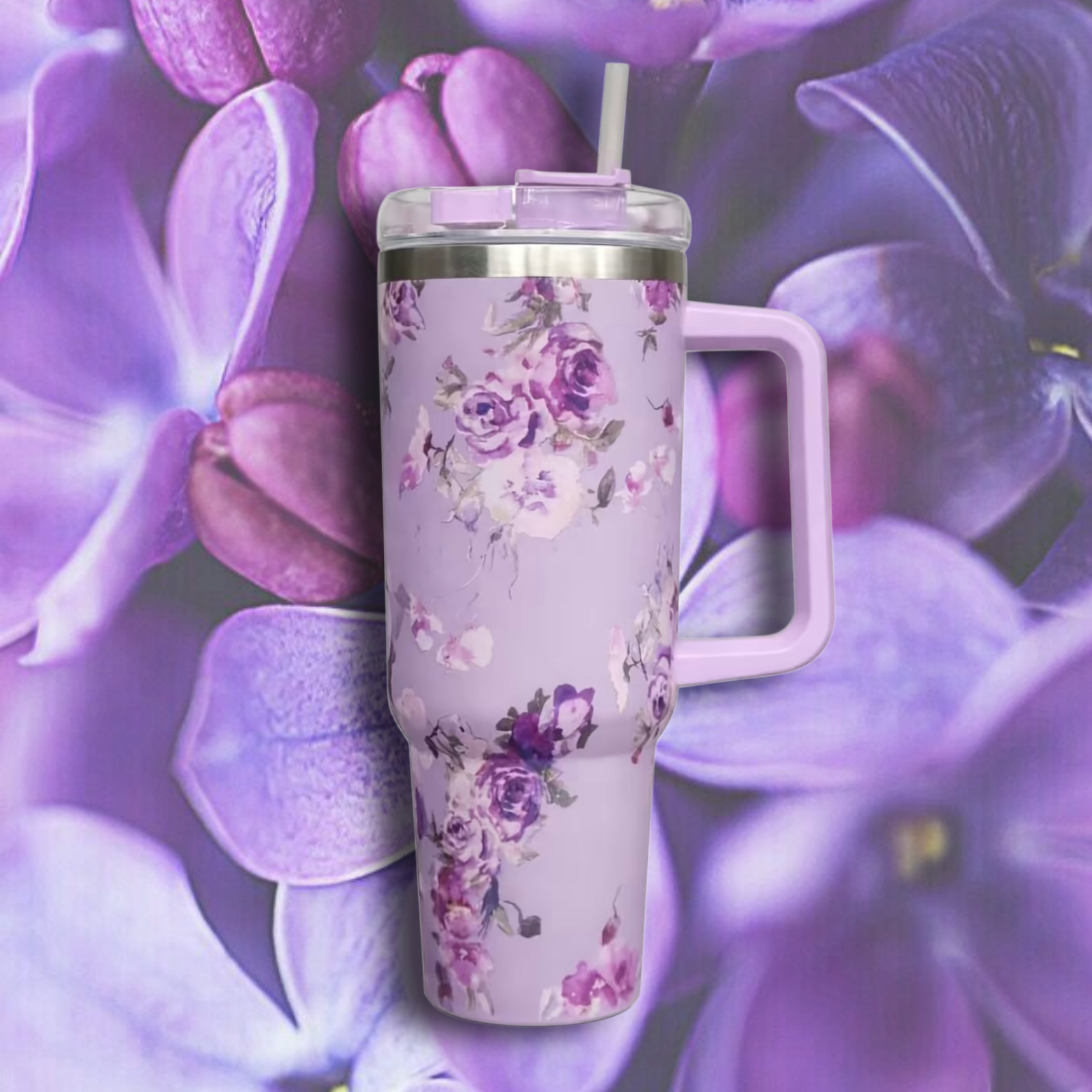 Vaso Trendy / Estampado flores / 1.2L