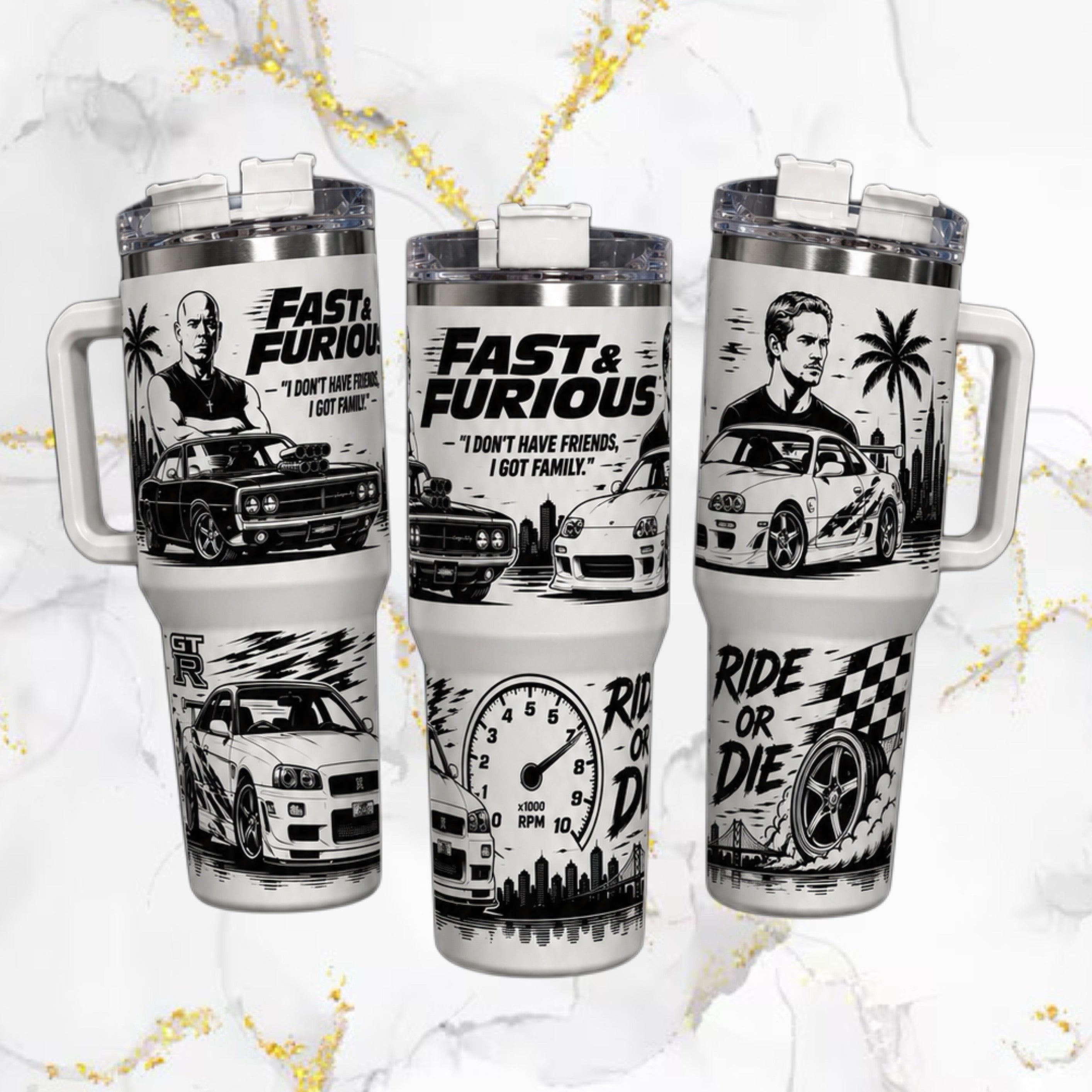 Vaso Trendy / Fast and Furious / 1.2L