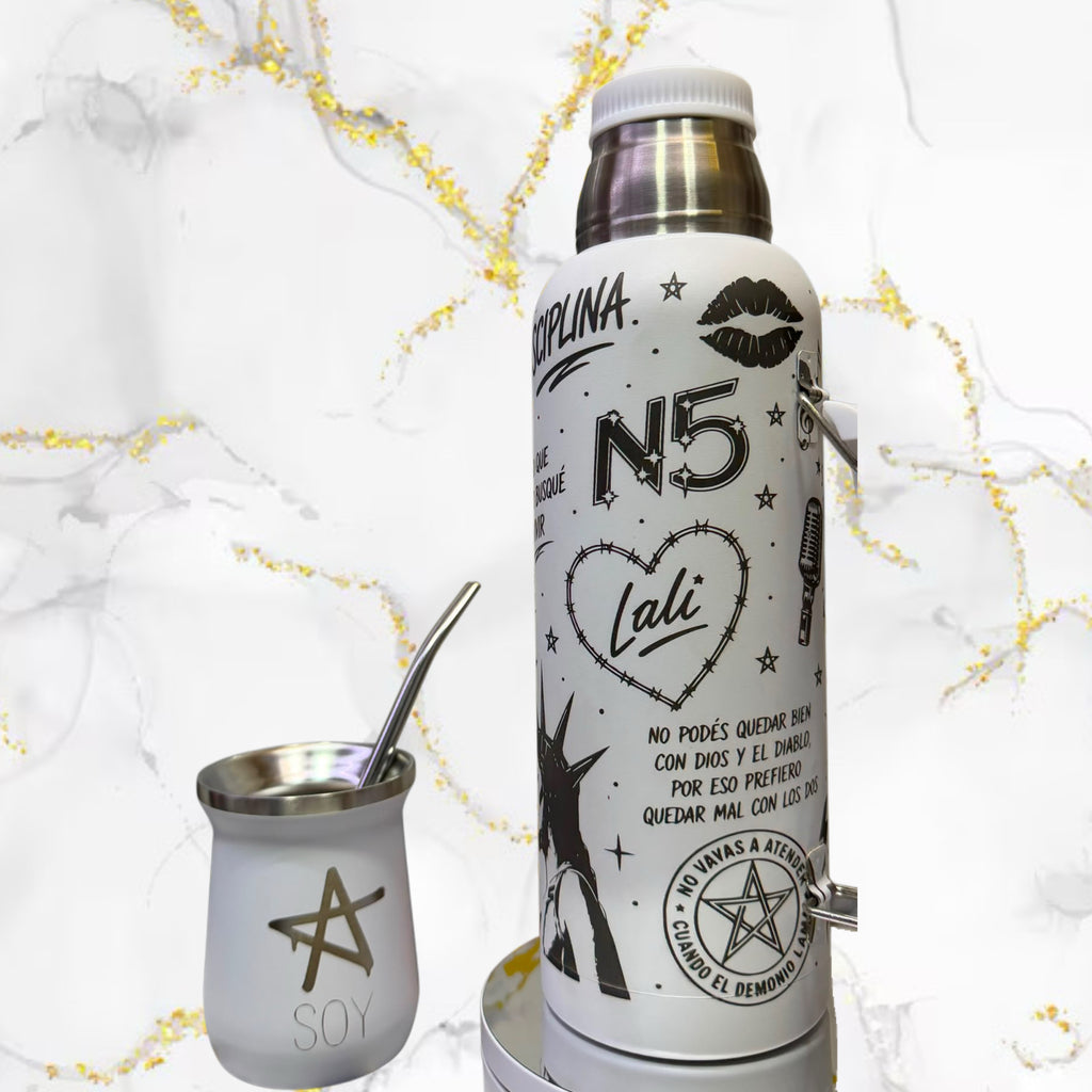 Set Termo + Mate / Lali / Bombilla de regalo