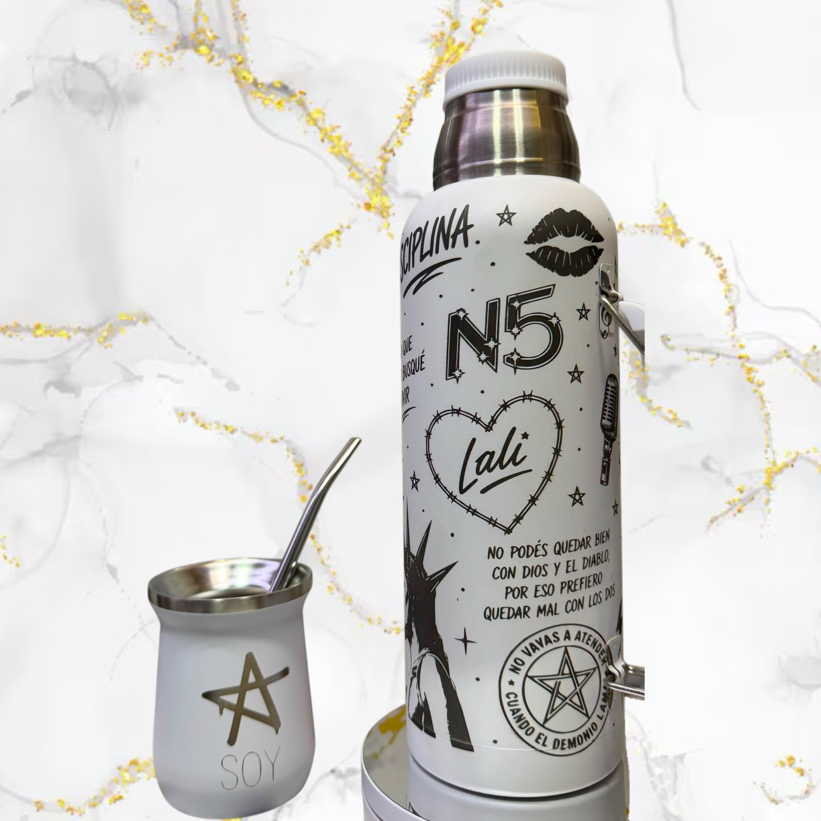 Set Termo + Mate / Lali / Bombilla de regalo