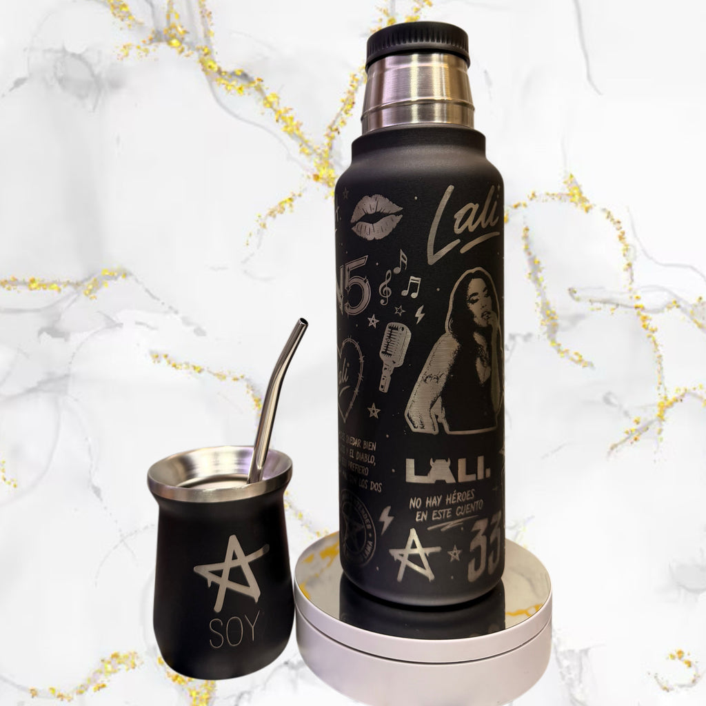 Set Termo + Mate / Lali / Bombilla de regalo
