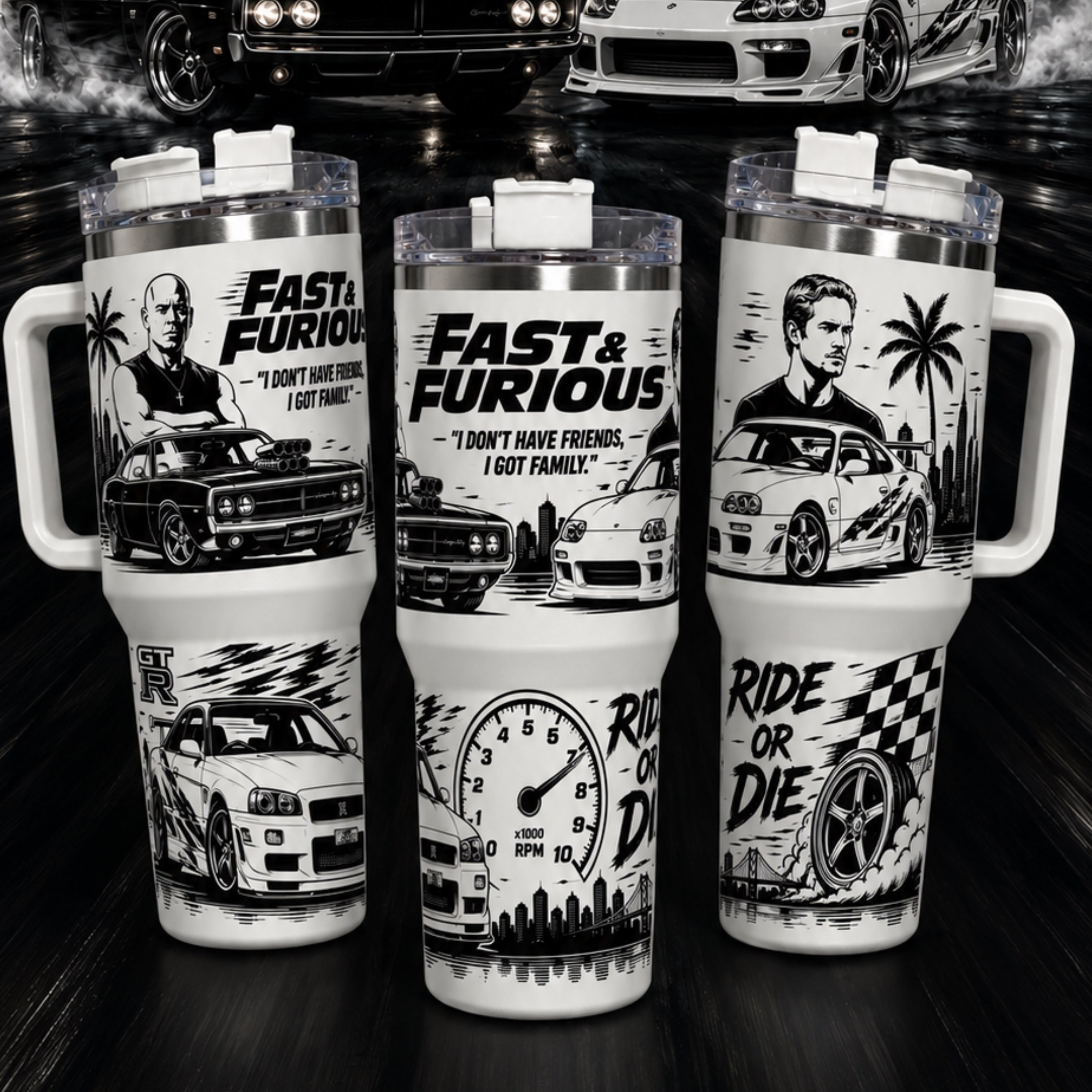 Vaso Trendy / Fast and Furious / 1.2L