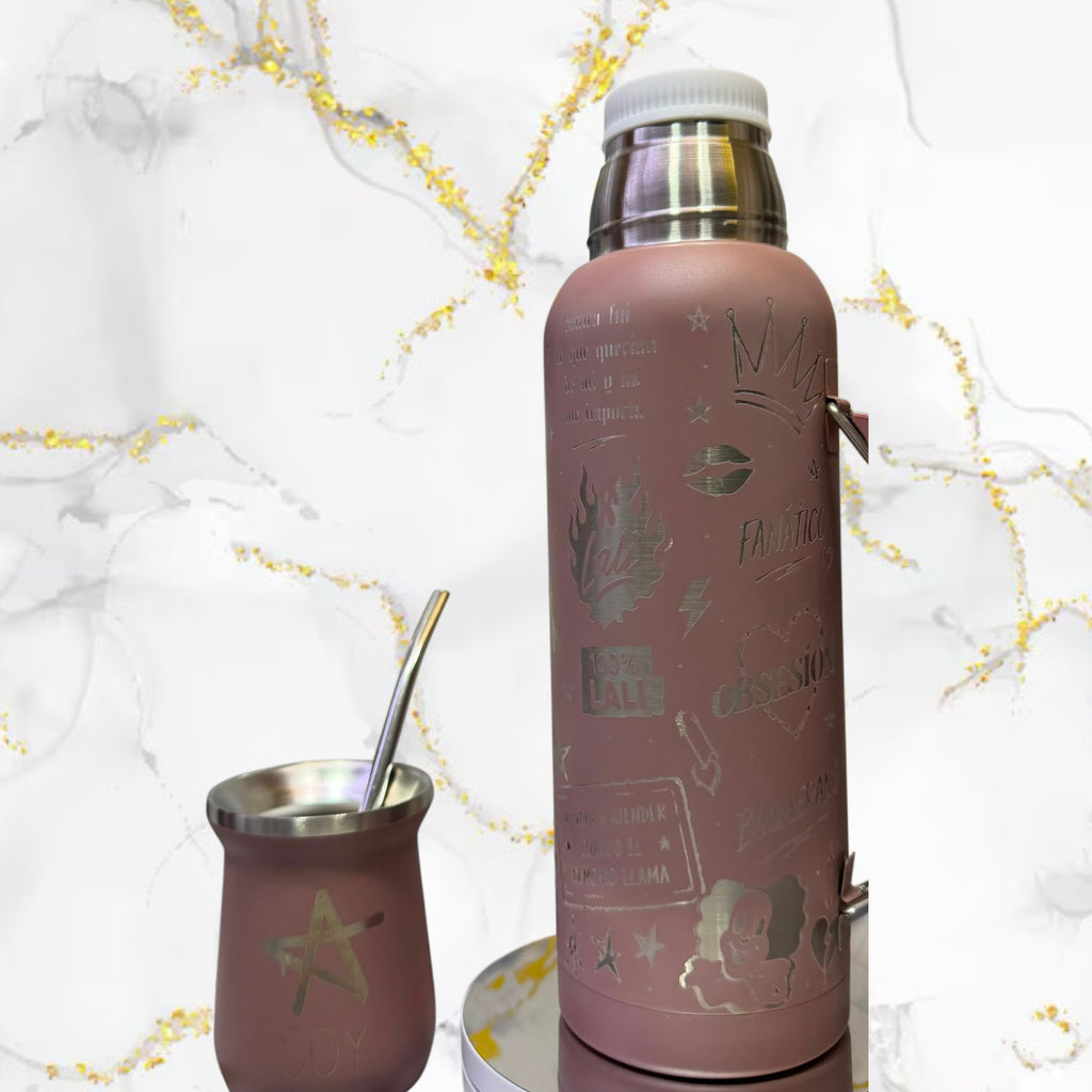 Set Termo + Mate / Lali / Bombilla de regalo