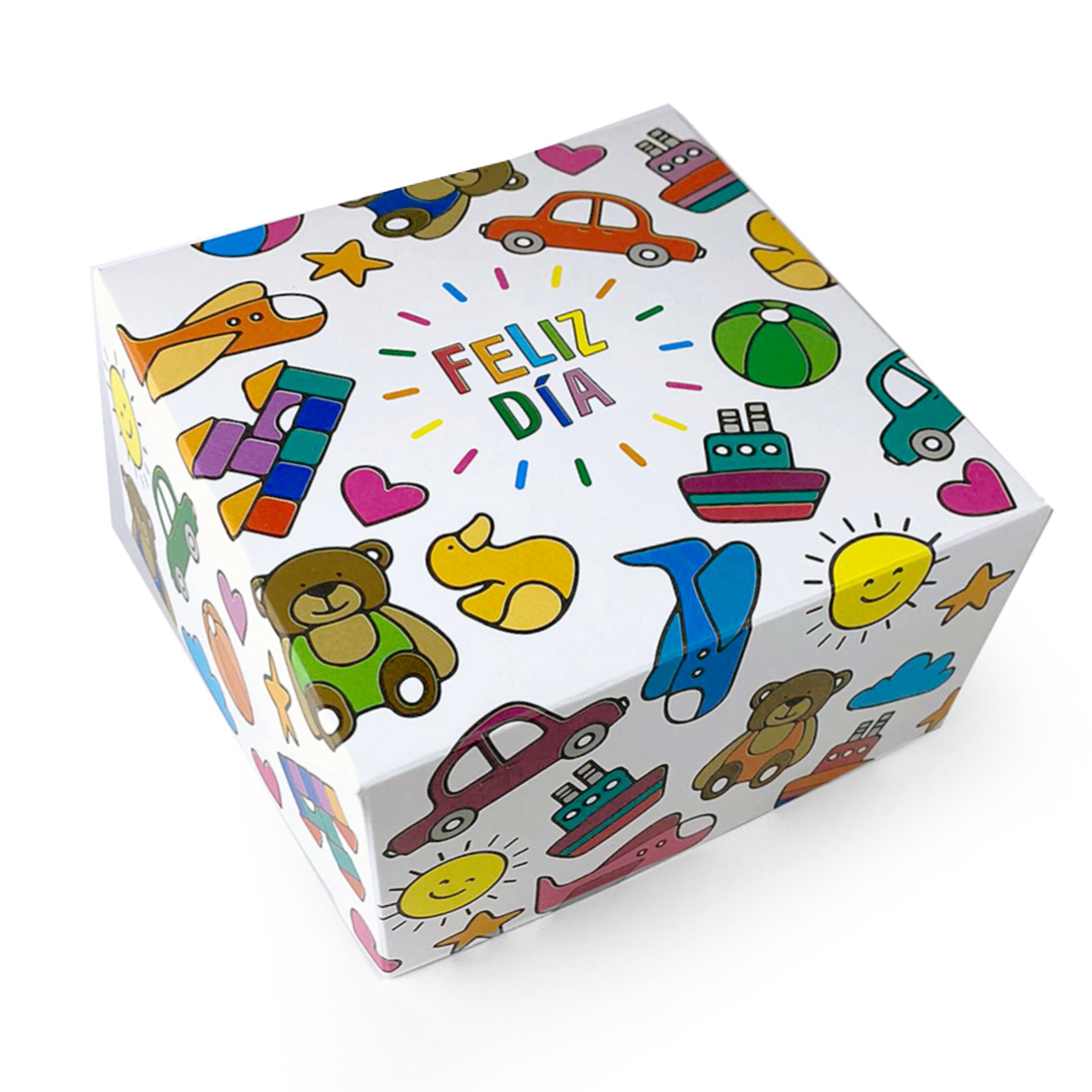 Caja cartón / Niños / juegos decorativa