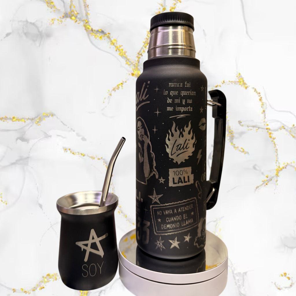 Set Termo + Mate / Lali / Bombilla de regalo