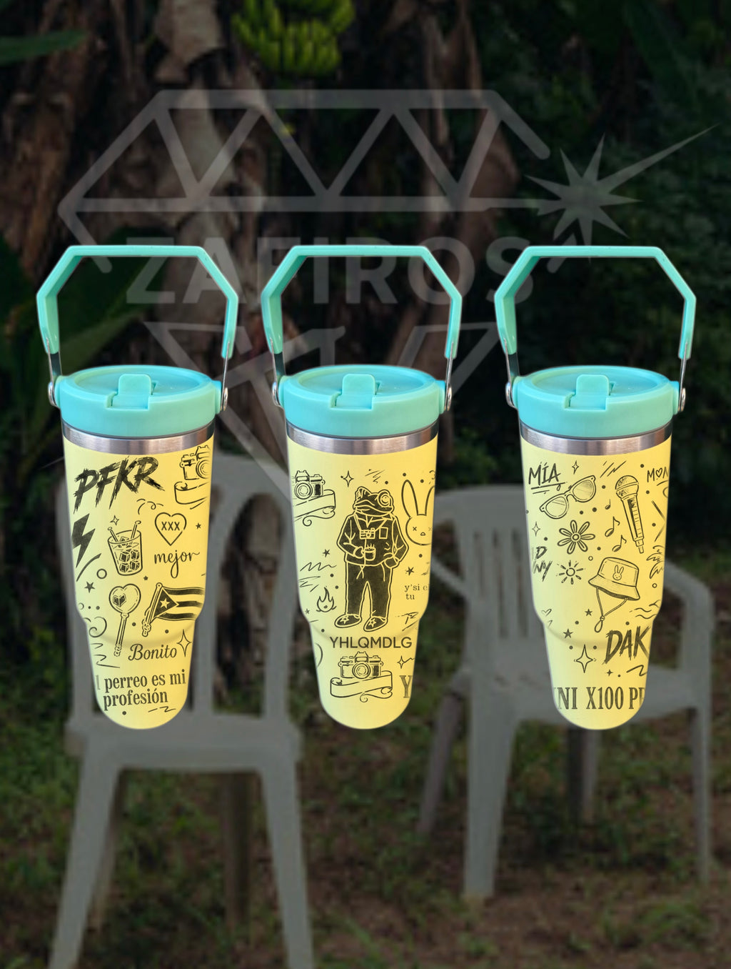 Vaso térmico / Bad Bunny / 900ml