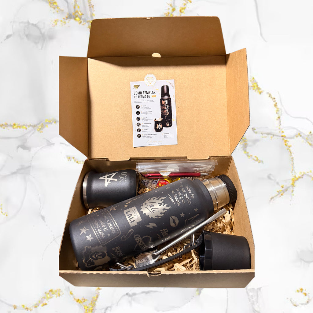 Set Termo + Mate / Lali / Bombilla de regalo