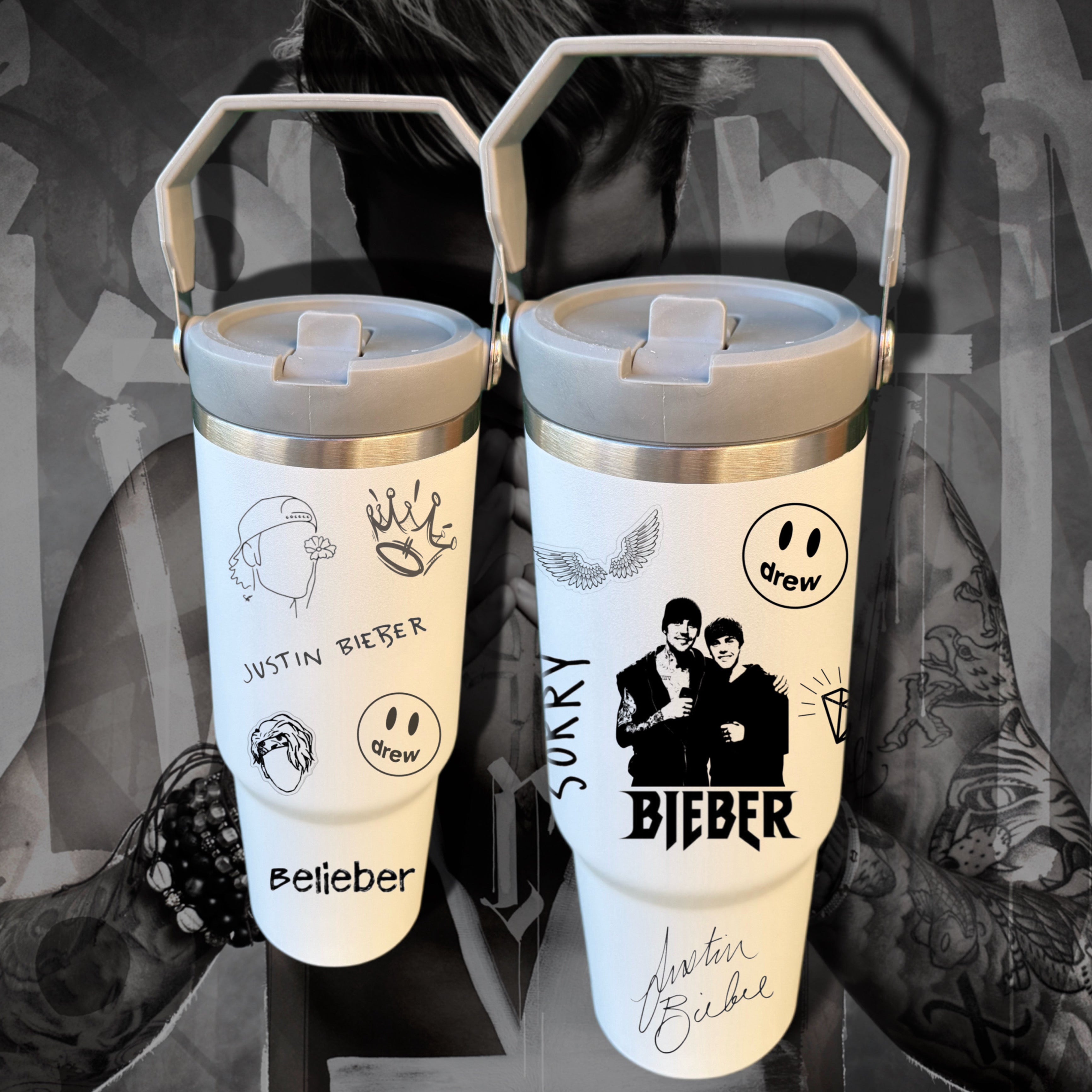 Vaso térmico / Justin Bieber / 900ml