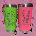 Pack Dúo vasos térmico / cosmo y wanda / personalizados / 250ml