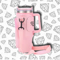 Bandolera para Vaso Trendy / Zafiros / Rosa