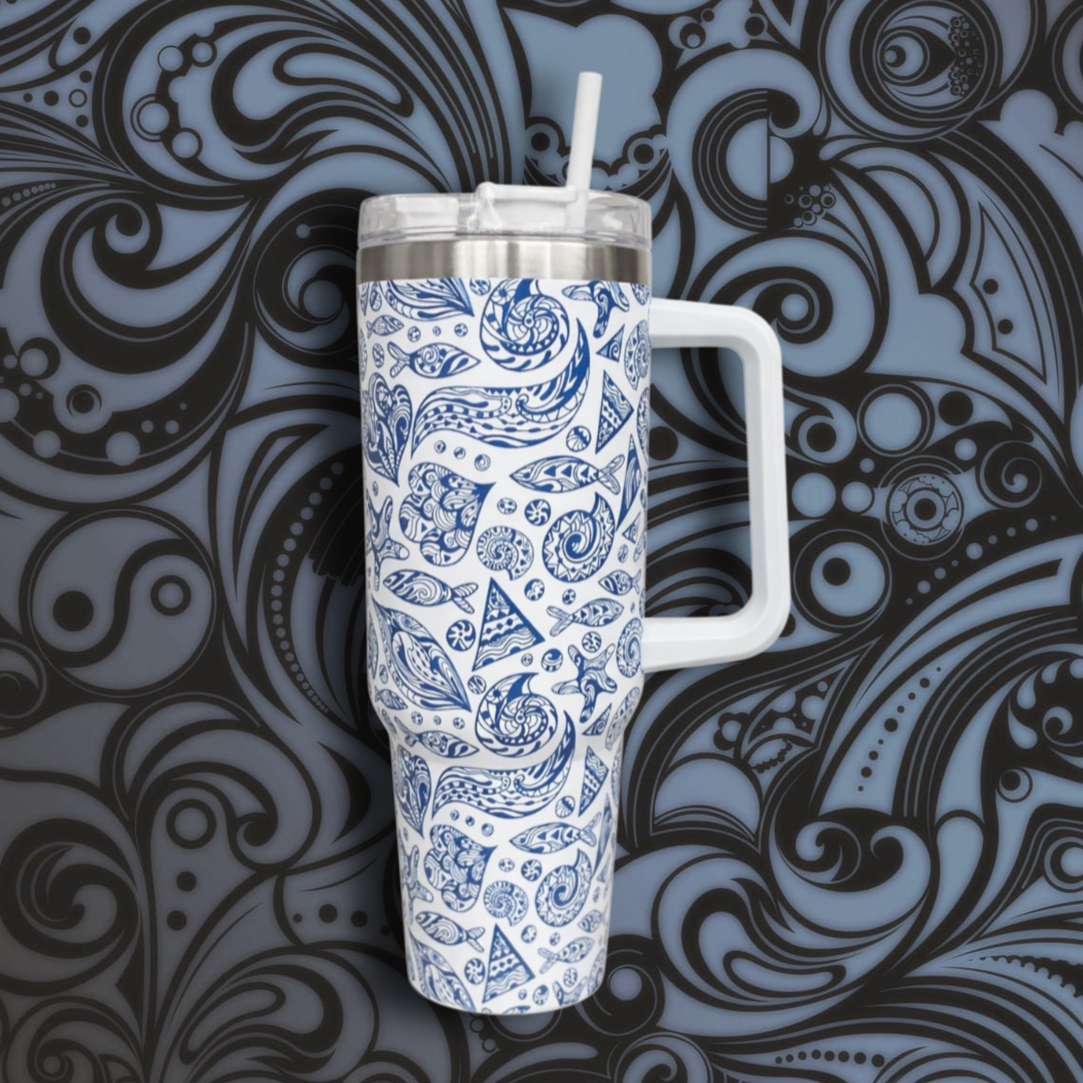 Vaso trendy / Estampado / Tribales