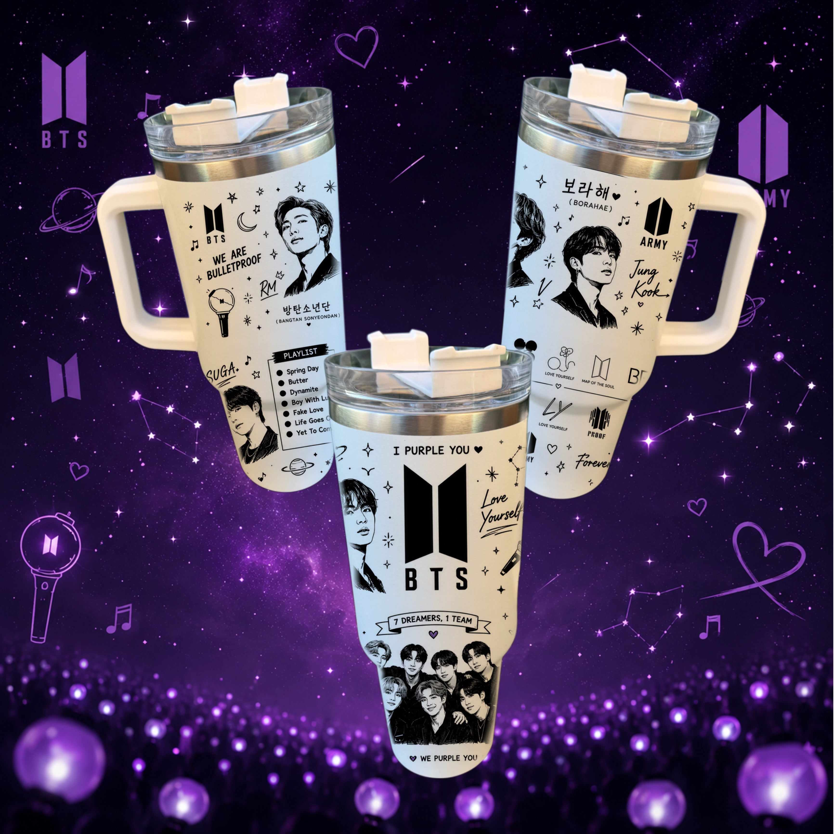 Vaso Trendy / BTS / 1.2L
